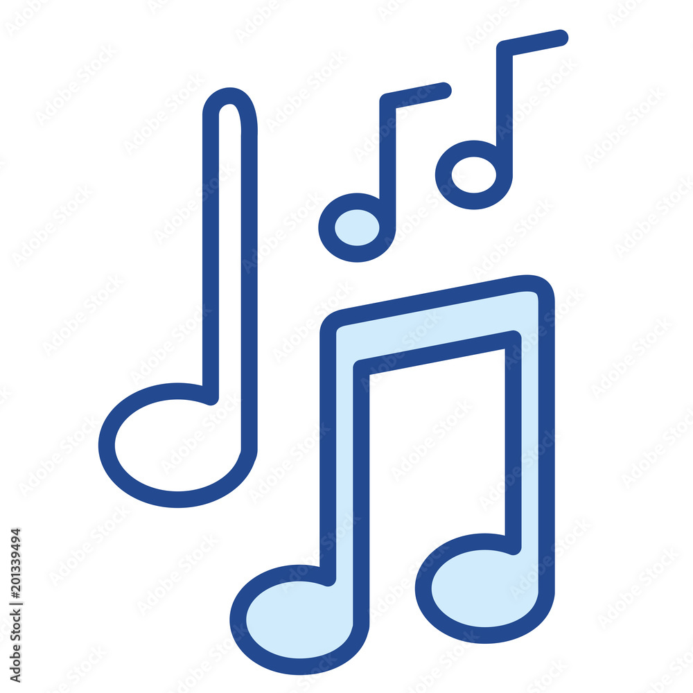 Musiknoten Vector Icon Musiknoten Vector Icon