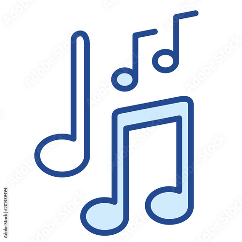 Musiknoten Vector Icon
