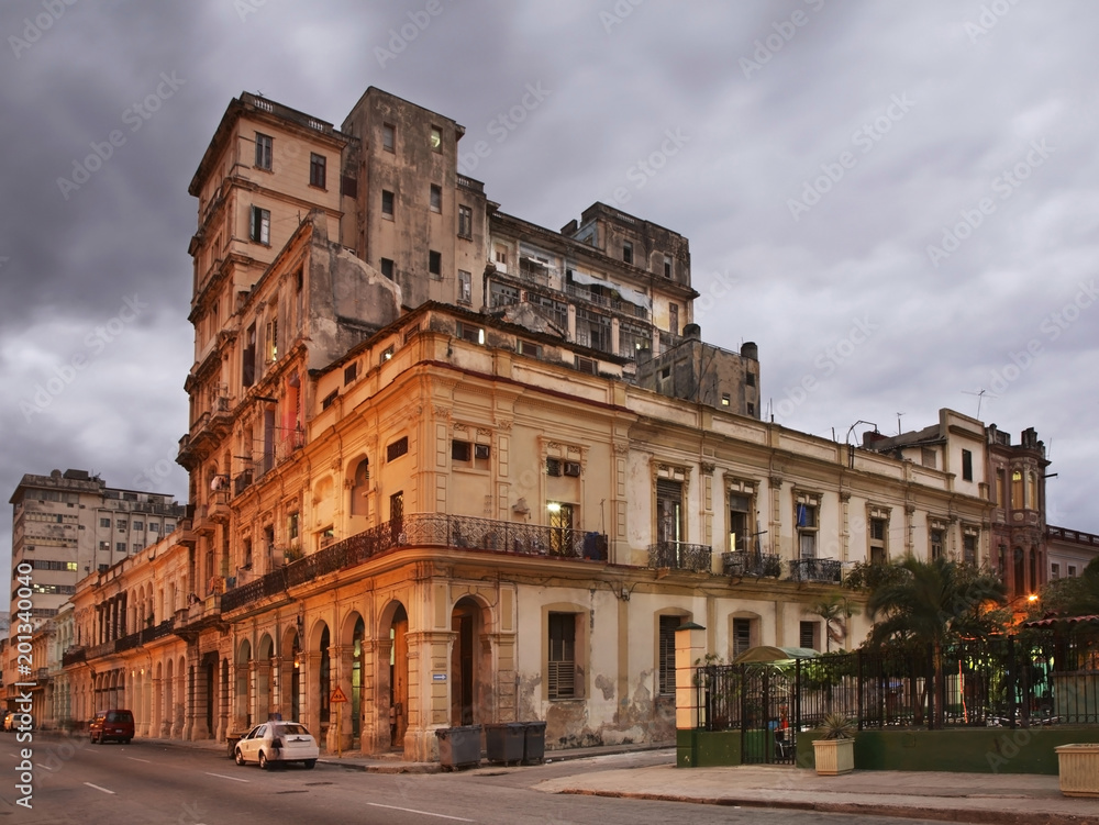 View of old Havana. Cuba