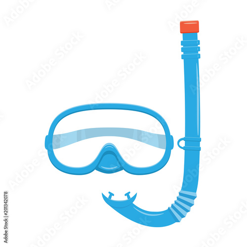 Diving snorkel and mask