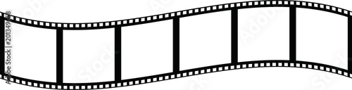 Movie film illustration