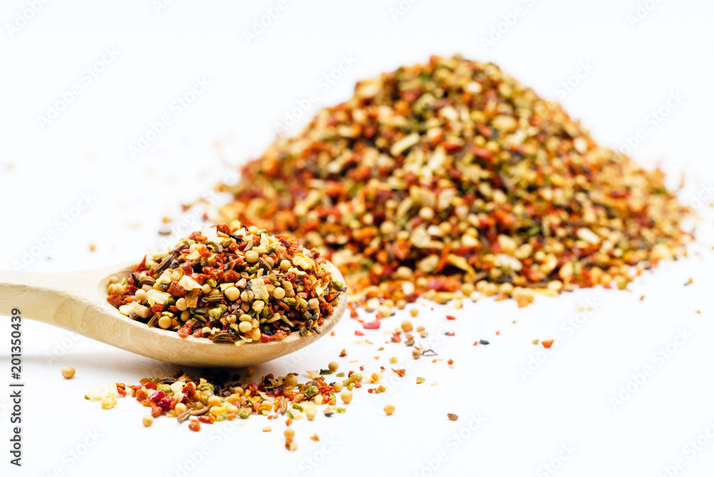 Mix of herbs and spices Mix of herbs and spices