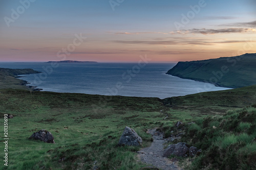 Sunset over Loch Brittle.