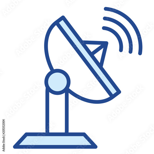 Satellitenschüssel Vector Icon