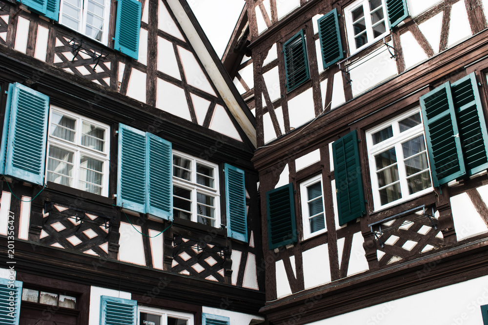 traditional german timber frame house in Gengenbach(Baden-Wuerttemberg)