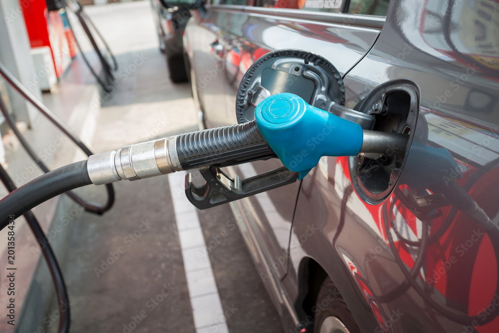 Car refueling on petrol station. Car refueling on petrol station.