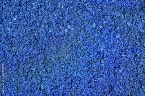 ultra blue Oil spill on asphalt road, abstract background or texture foe web site or mobile devices