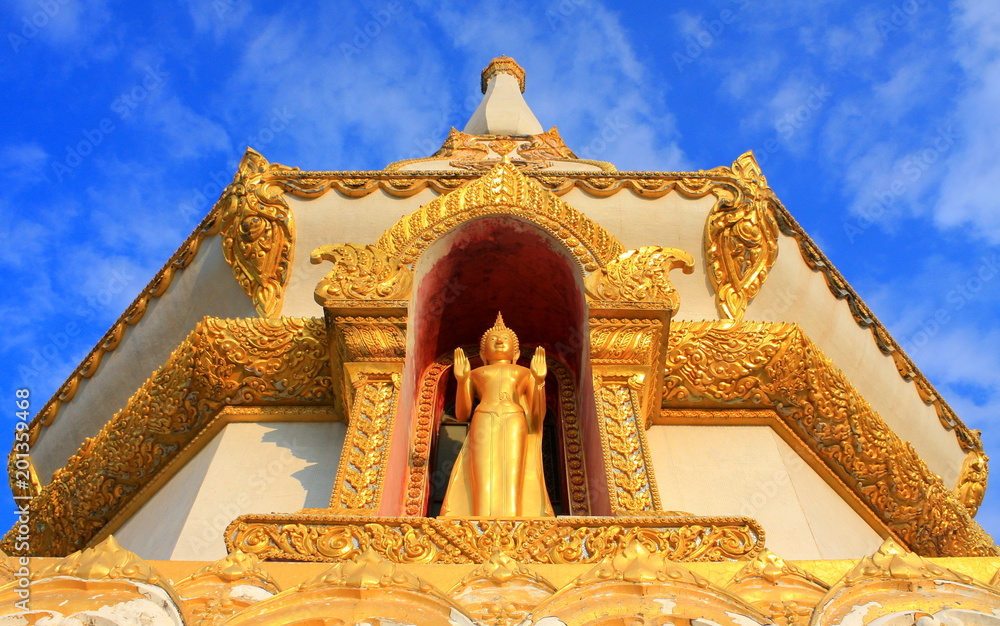 Temple in Thailand public area.