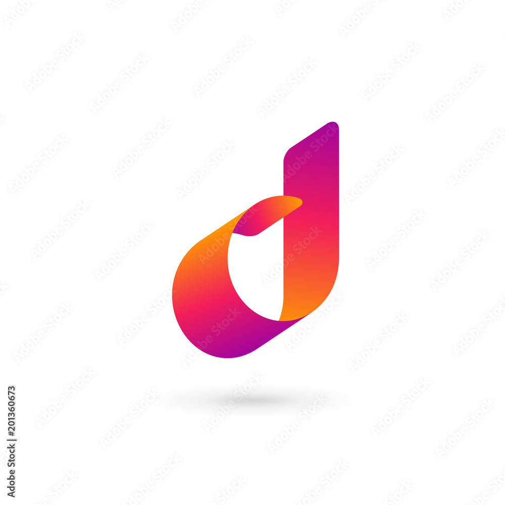 Letter D logo icon design template elements Letter D logo icon design template elements