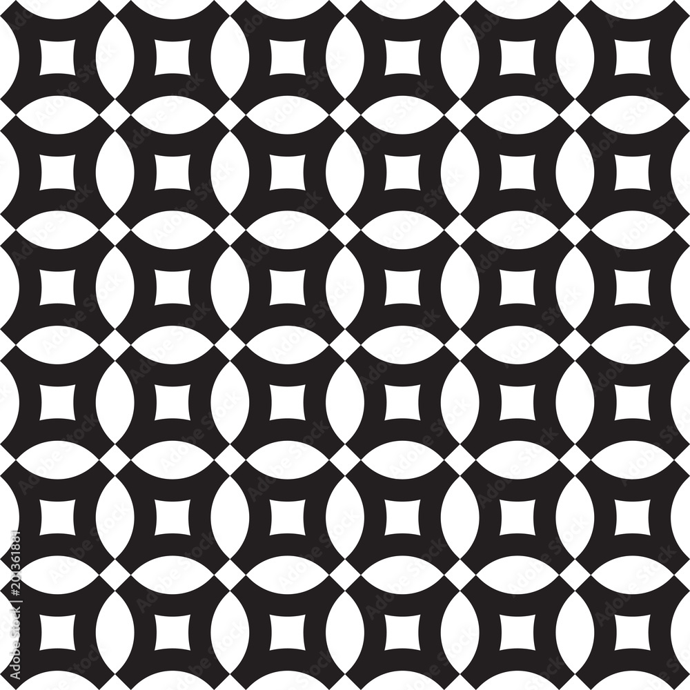 Fototapeta premium Vector seamless geometric pattern classic ornament