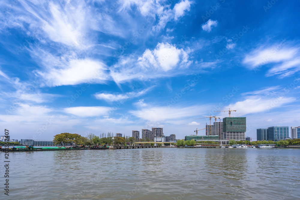 panoramic city skyline