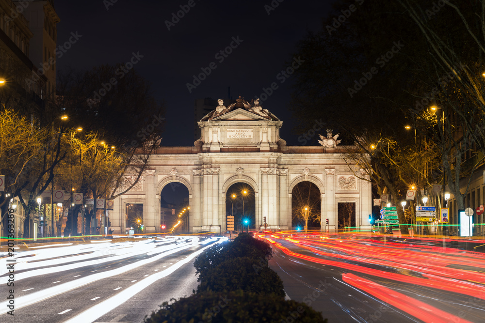 The Alcala Door (Puerta de Alcala) is a one of the Madrid ancient doors of the city of Madrid, Spain. It was the entrance of people coming from France, Aragon.
