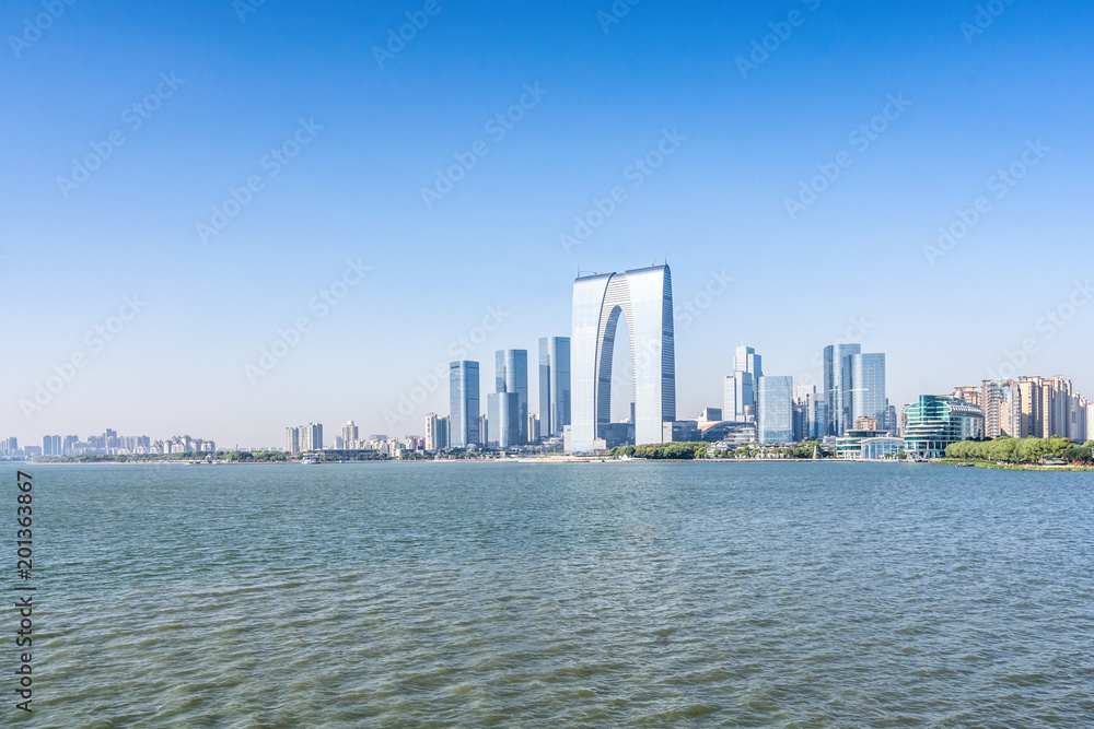 Fototapeta premium city skyline in china
