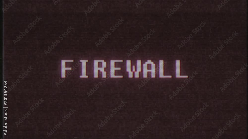 retro videogame FIREWALL word text computer old tv glitch interference noise screen animation seamless loop New quality universal vintage motion dynamic animated background colorful joyful video m retro videogame FIREWALL word text computer old tv glitch interference noise screen animation seamless loop New quality universal vintage motion dynamic animated background colorful joyful video m
