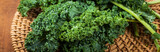 Kale or Leaf Cabbage. Selective focus.