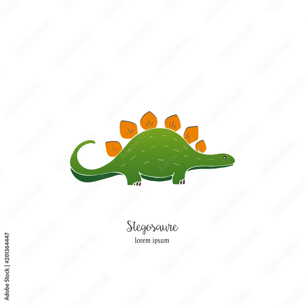 Obraz premium Vector dinosaur illustration