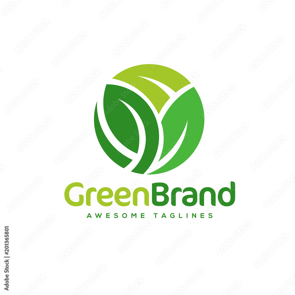 green leaf circle vector logo,Eco graphic creative template. nature health green logo vector green leaf circle vector logo,Eco graphic creative template. nature health green logo vector