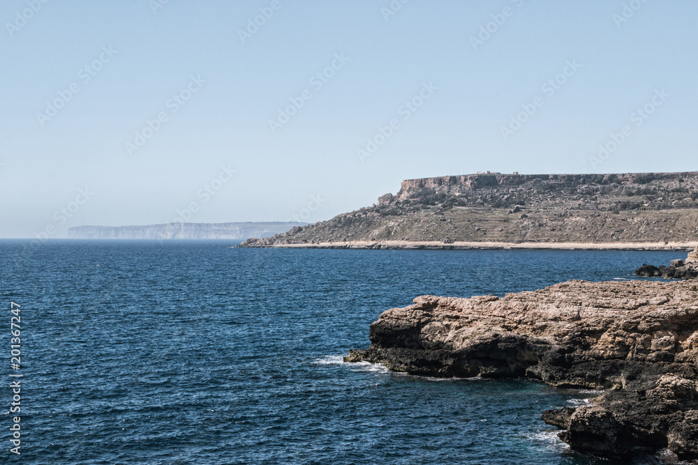 ocean view with cliff in malta ocean view with cliff in malta
