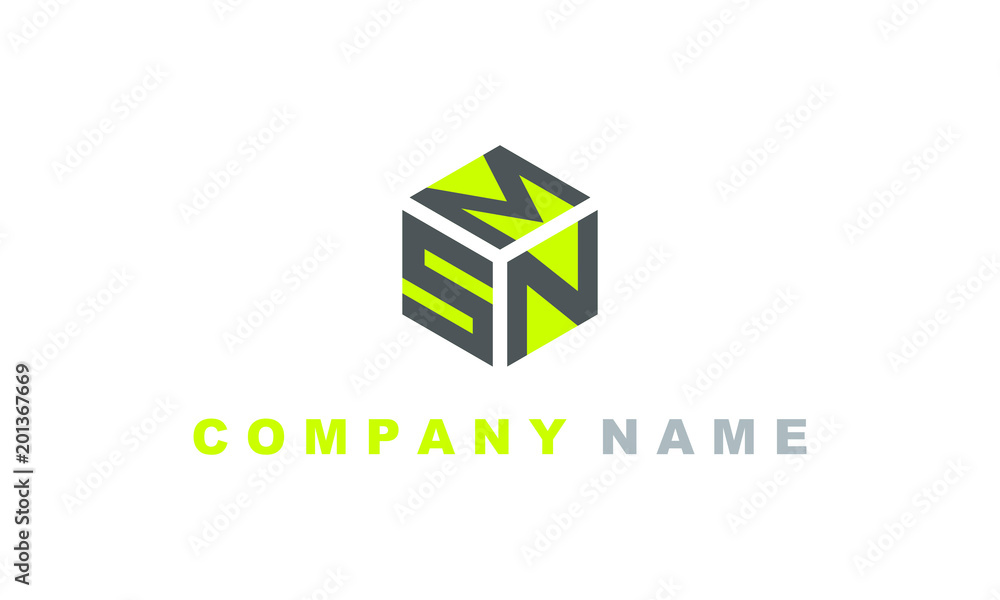 Fototapeta premium ab simple logo
