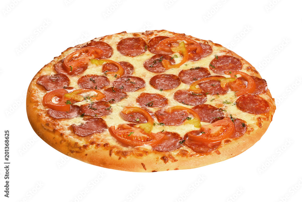 pizza salami , italian food 