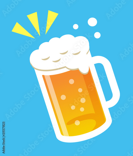 生ビール ジョッキ イラスト