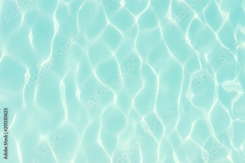 the close up of swimming pool with blue water © manachai