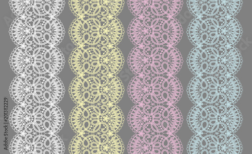Set of lace ribbon
