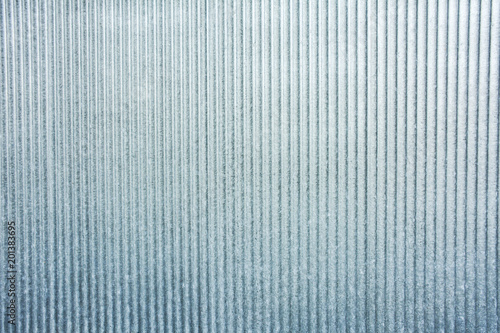 corrugated metal wall - background