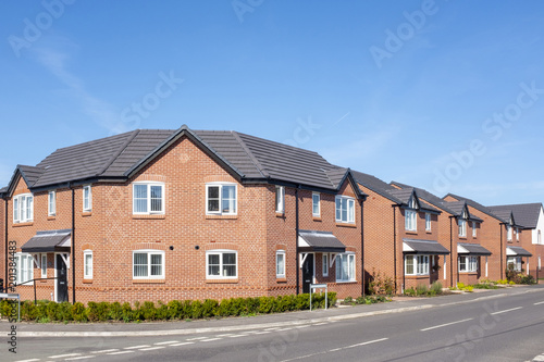 New build houses in Cheshire England UK
