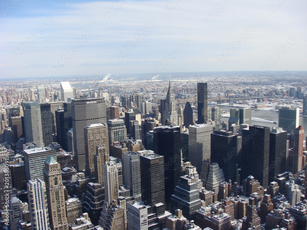 View from the Empire State Building, New York