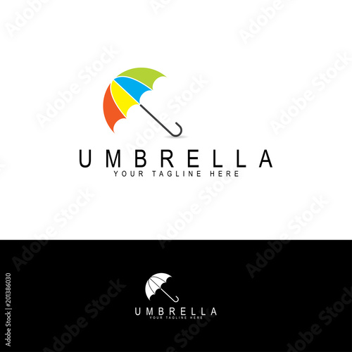 colorful umbrella logo