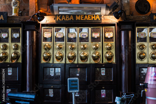 Coffee machine in Lviv, Ukraine
