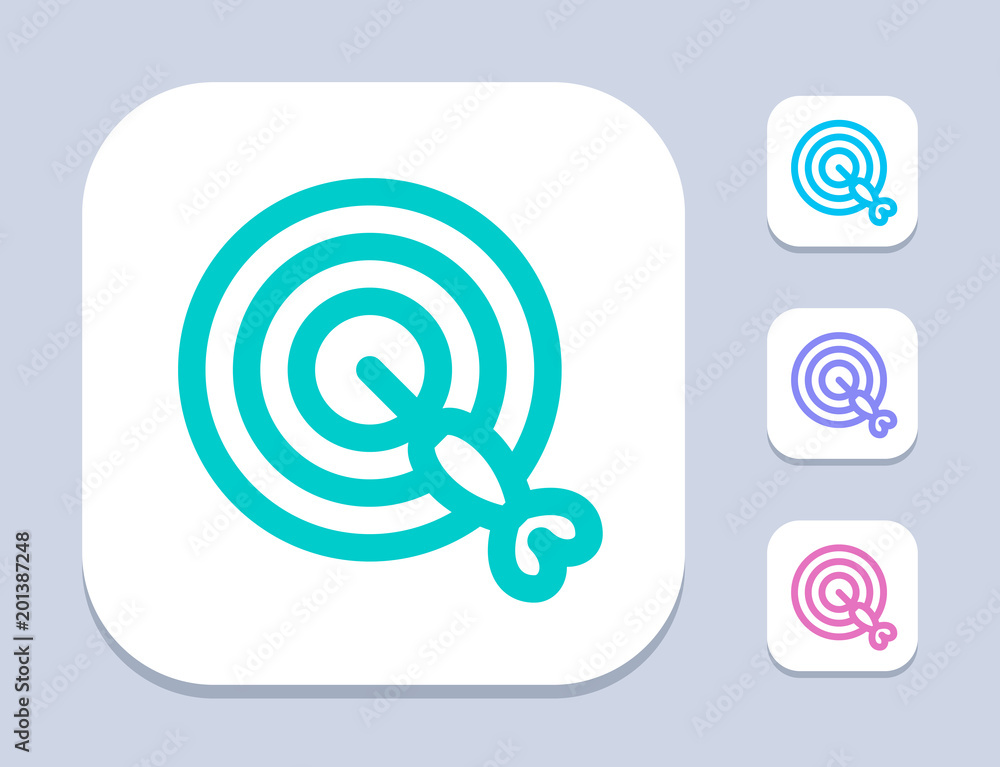 Target & Dart - Neon Icons. A professional, pixel-perfect icon. Target & Dart - Neon Icons. A professional, pixel-perfect icon.