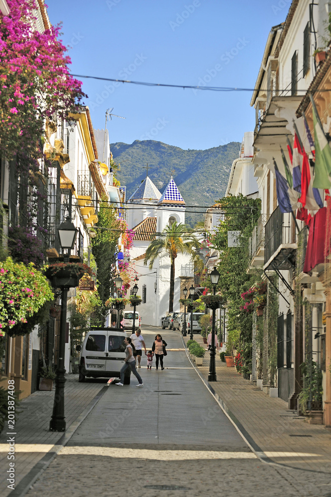 Straße in Marbella