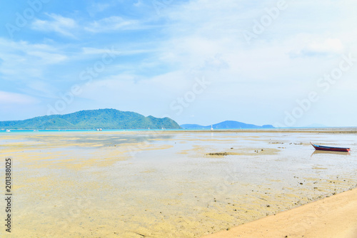 Fototapeta Naklejka Na Ścianę i Meble -  Beautiful Scenery of Rawai Beach with Blue Skies in Phuket