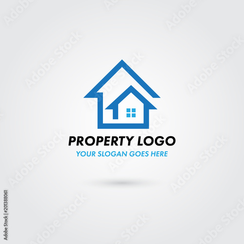 Free Download property house logo concept - GFXLoad