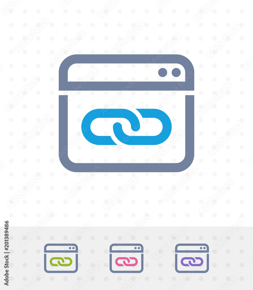 Link In Window - Zap Duo Icons. A professional, pixel-perfect icon.