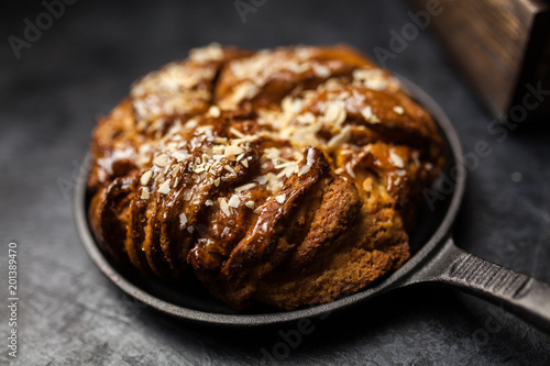 Sweet maple syrup bread