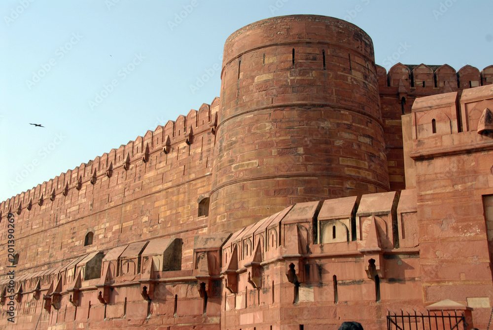 Agra, Rajasthan, le Fort rouge d'Agra, Inde