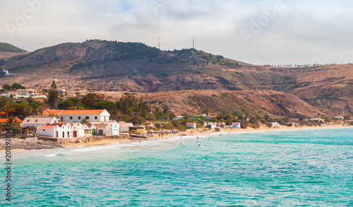 Vila Baleira. Coastal landscape of Porto Santo photo