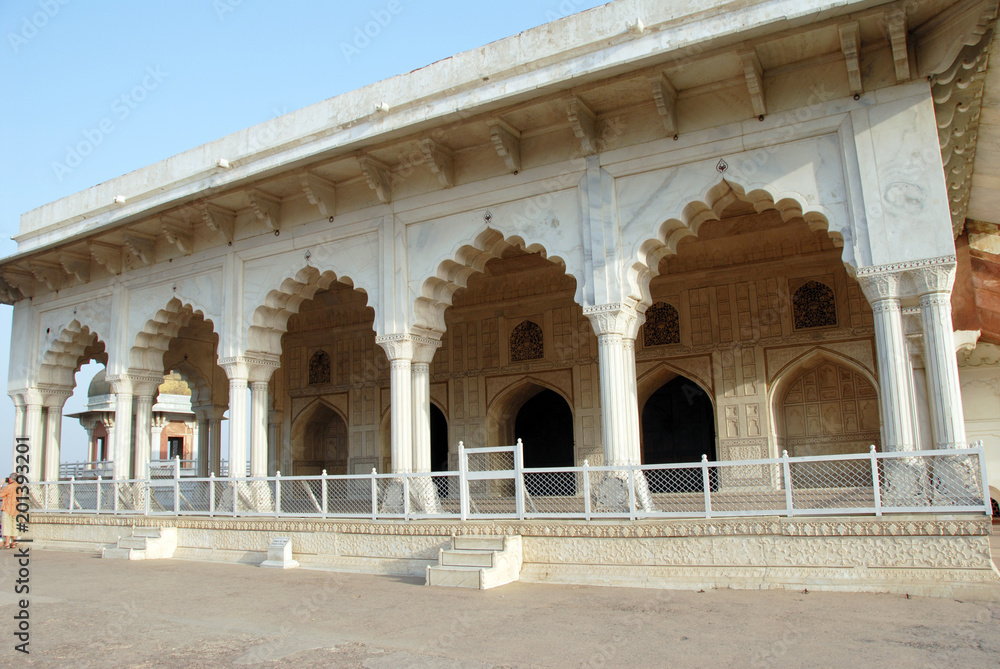 Fototapeta premium Agra, Rajasthan, le Fort rouge d'Agra, Inde