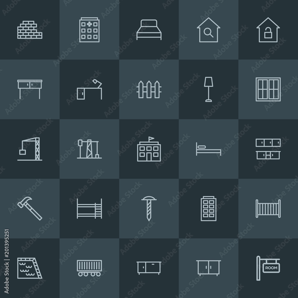 Modern Simple Set of industry, buildings, furniture Vector outline Icons. ..Contains such Icons as traffic, swimming, clothing, texture and more on dark background. Fully Editable. Pixel Perfect. Modern Simple Set of industry, buildings, furniture Vector outline Icons. ..Contains such Icons as traffic, swimming, clothing, texture and more on dark background. Fully Editable. Pixel Perfect.