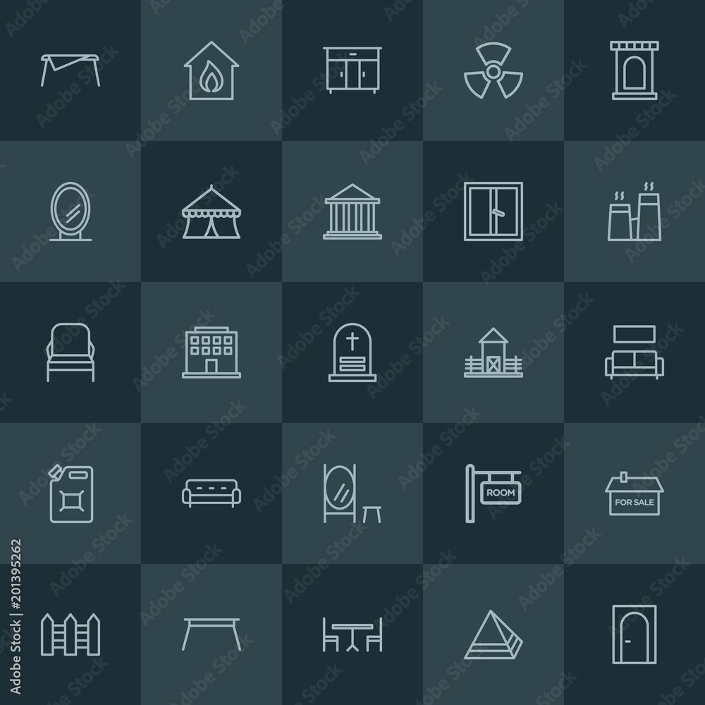 Modern Simple Set of industry, buildings, furniture Vector outline Icons. ..Contains such Icons as smoke, business, egypt, table, real and more on dark background. Fully Editable. Pixel Perfect. Modern Simple Set of industry, buildings, furniture Vector outline Icons. ..Contains such Icons as smoke, business, egypt, table, real and more on dark background. Fully Editable. Pixel Perfect.