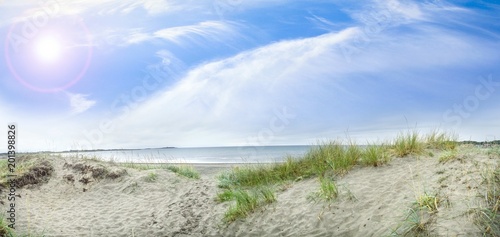 Spuren im Sand an der Ostsee