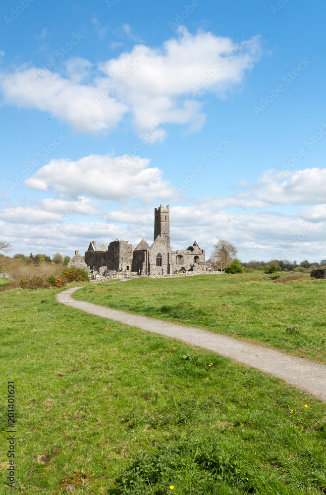 Quin abbey in Ireland