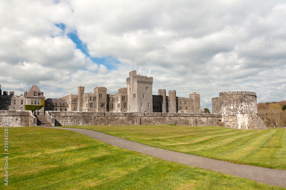 Medieval Ashford castle and gardens - Co. Mayo - Ireland