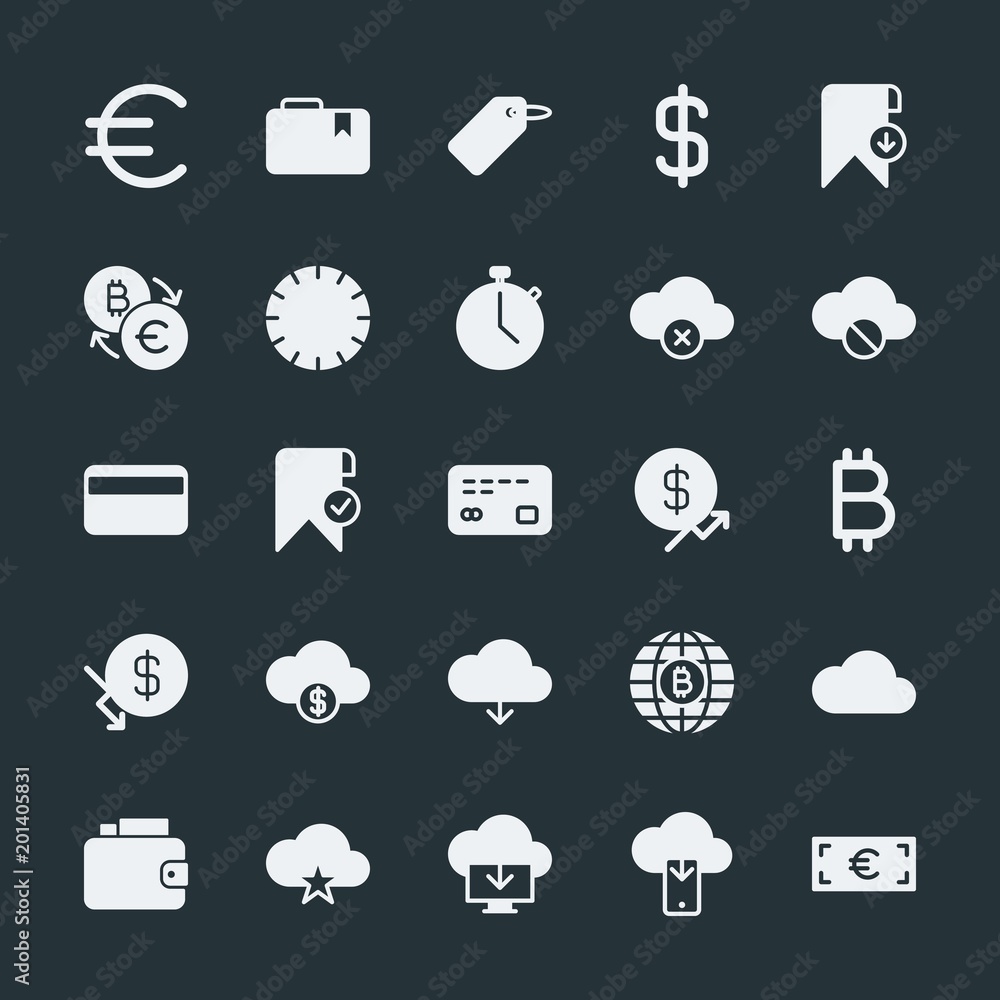 Modern Simple Set of money, cloud and networking, time, bookmarks Vector fill Icons. ..Contains such Icons as money, download, cash, icon and more on dark background. Fully Editable. Pixel Perfect. Modern Simple Set of money, cloud and networking, time, bookmarks Vector fill Icons. ..Contains such Icons as money, download, cash, icon and more on dark background. Fully Editable. Pixel Perfect.