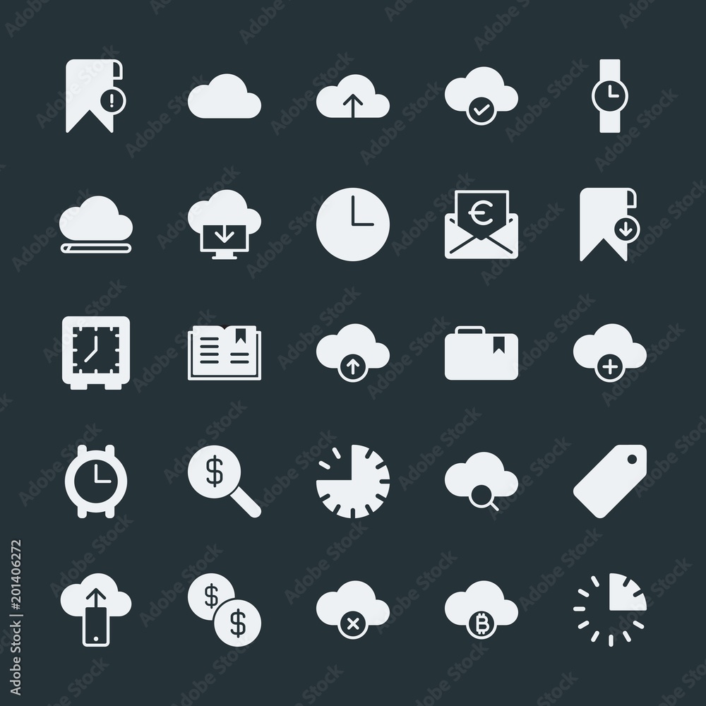 Modern Simple Set of money, cloud and networking, time, bookmarks Vector fill Icons. ..Contains such Icons as information, bookmark, word and more on dark background. Fully Editable. Pixel Perfect. Modern Simple Set of money, cloud and networking, time, bookmarks Vector fill Icons. ..Contains such Icons as information, bookmark, word and more on dark background. Fully Editable. Pixel Perfect.