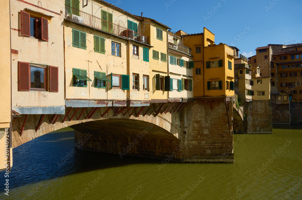 Ponte Vecchio in the afternoon sun, Florence, Italy