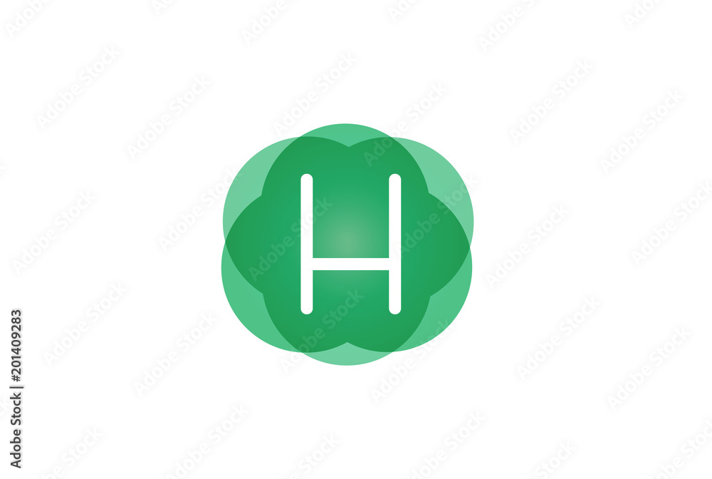 Obraz premium H Letter Logo Design